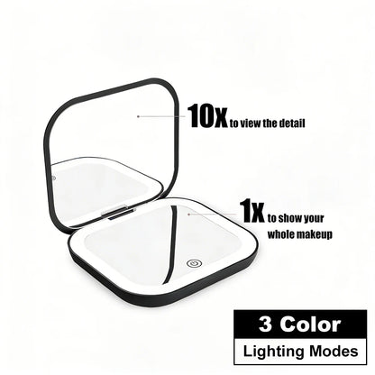 Miroir LED de poche